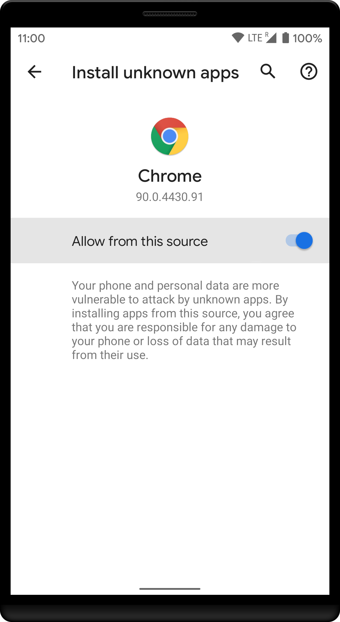 Allow from this source